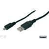 USB 2.0 A hane till USB 2.0 Micro-B hanekabel