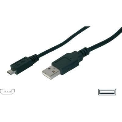 USB 2.0 A hane till USB 2.0 Micro-B hanekabel