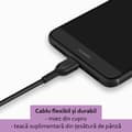 Miniatyrbild 6 av 6: Hoco - Flash datakabel (X20) - USB-A till Lightning, 10W, 2,4A, 1,0m - Svart