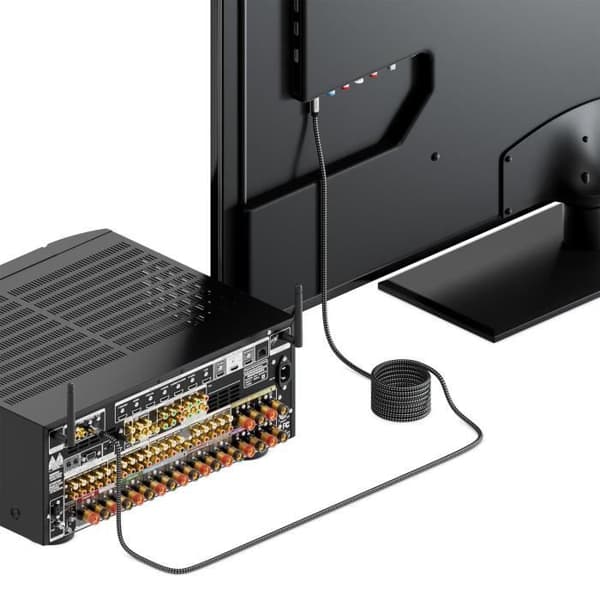 Digital ljudkabel - DELEYCON - Toslink - 10m - Fiberoptik - Förlustfri överföring