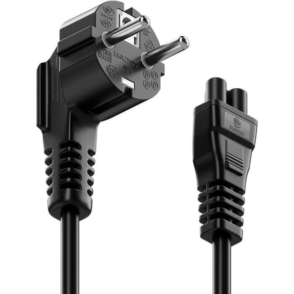 Elkabel - DELEYCON - MK3659 - 3m - Kontakt Typ F CEE 7/4 - IEC-kontakt C5 2,5A