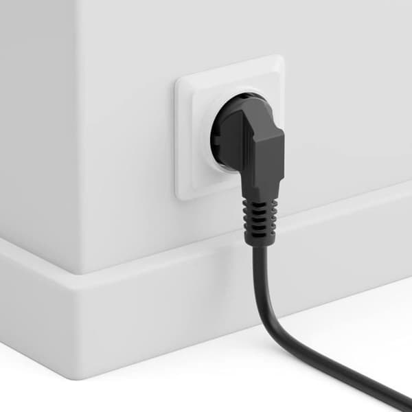 Elkabel - DELEYCON - MK3659 - 3m - Kontakt Typ F CEE 7/4 - IEC-kontakt C5 2,5A