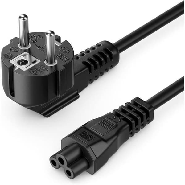Elkabel - DELEYCON - MK3659 - 3m - Kontakt Typ F CEE 7/4 - IEC-kontakt C5 2,5A