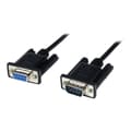 Miniatyrbild 2 av 4: Seriell RS232 DB9 Crossover nollmodemkabel - STARTECH - 1 m - Svart