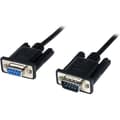Miniatyrbild 1 av 4: Seriell RS232 DB9 Crossover nollmodemkabel - STARTECH - 1 m - Svart