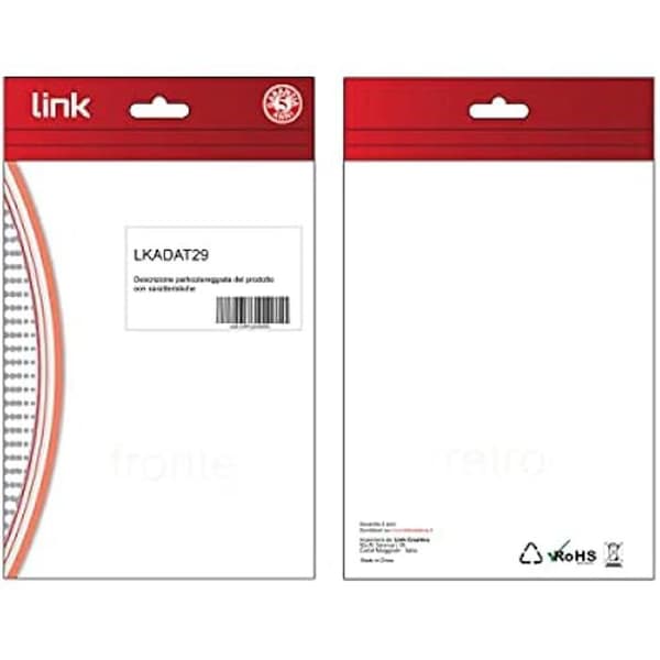DVI till VGA-adapter - LINK - Lkadat29 - DVI-I 24+5 - VGA honkonektor - Svart