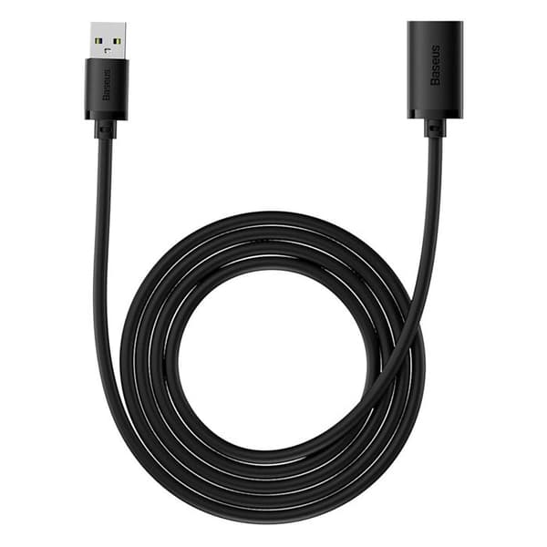 USB förlängningskabel till USB, 2 m - Baseus (B00631103111-03) - Svart