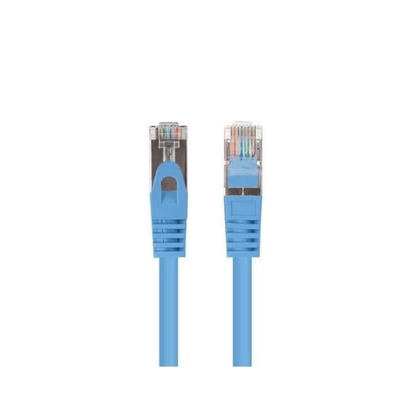 Lanberg Patchcord cat.6 FTP 1M 10-pack Fluke godkänd blå - 5901969436327