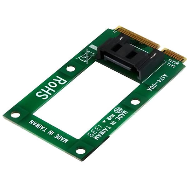 mSATA till SATA-adapter - STARTECH - MSAT2SAT3 - 6 Gb/s - Röd - Intern