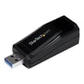 Miniatyrbild 1 av 2: Nätverksadapter - STARTECH - USB 3.0 till RJ45 - Gigabit Ethernet - 10/100/1000Mbps - Svart