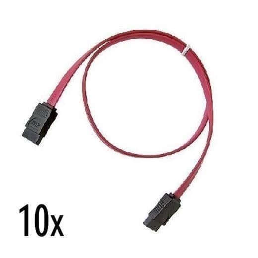 NILOX NX090305118 SATA-KABEL 0,5 M SVART, RÖD - SATA-KABLAR