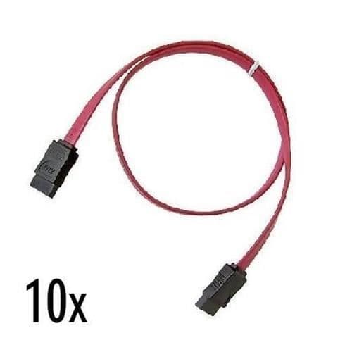 NILOX NX090305118 SATA-KABEL 0,5 M SVART, RÖD - SATA-KABLAR