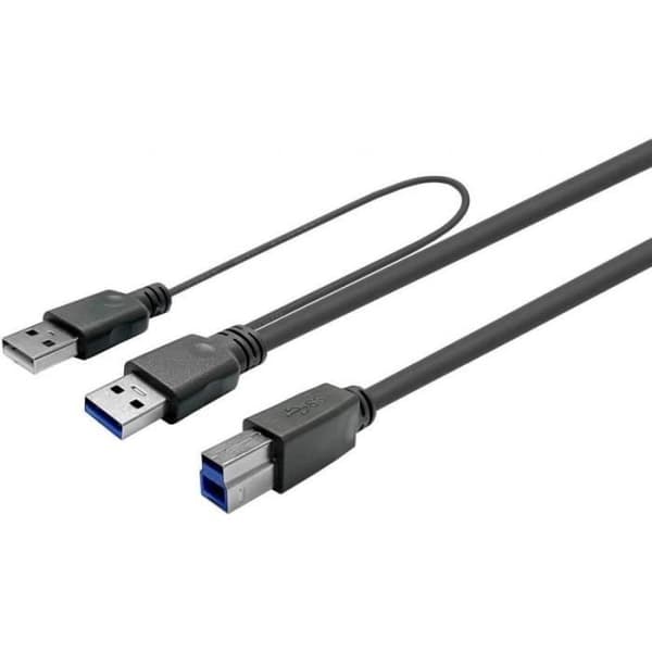 VivoLink USB-kabel 20m USB 3.2 Gen 1 (3.1 Gen 1) USB A USB B Schwarz () - PROUSB3AB20C