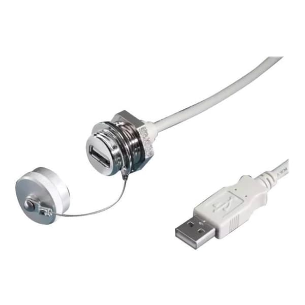 Rittal USB-förlängningskabel USB (M) till USB (F) 50 cm