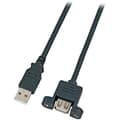 Miniatyrbild 3 av 3: USB 2.0 förlängningskabel [1x USB 2.0 hane typ A - 1x USB 2.0 typ A hona] 0,50 m svart