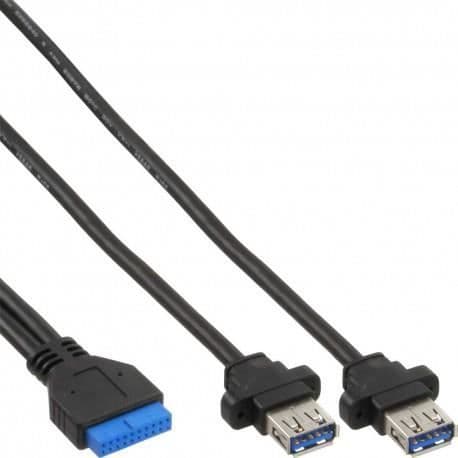 InLine® Mini-PCIe-kort, 4x USB 3.0