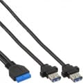 Miniatyrbild 2 av 2: InLine® Mini-PCIe-kort, 4x USB 3.0