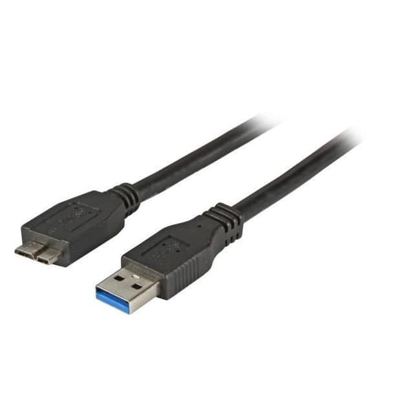 EFB Elektronik K5295SW.1, 1 m, USB A, Micro-USB B, 3.0 (3.1 Gen 1), 5000 Mbit/s, svart