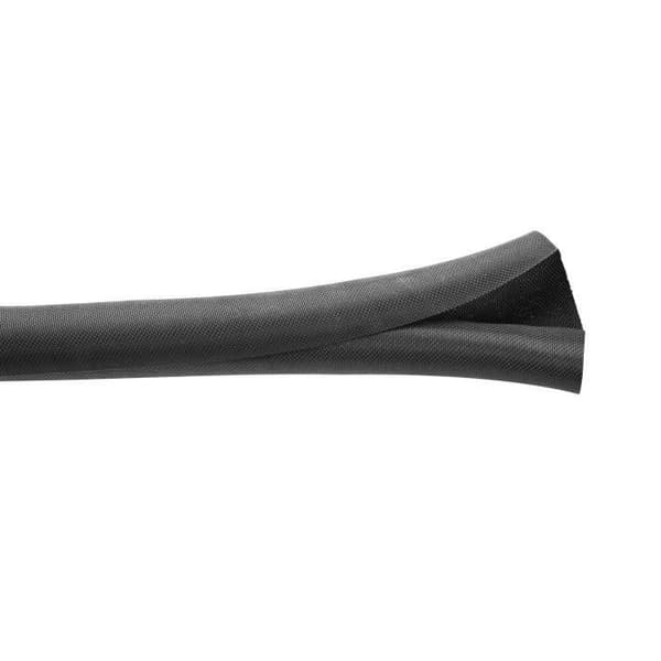 FLEXIBEL KABELSTYCKA Ø25MM SVART 25M RULLSKIPAD BORD TÄT BRADED LÄTT AN