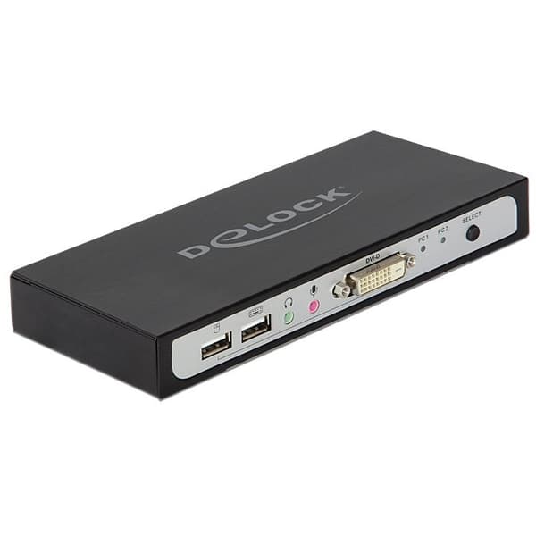USB-hubb - DeLock - USB 3.1-hubb - 4 x USB 3.1 - 1 x USB-C Power Delivery - Svart