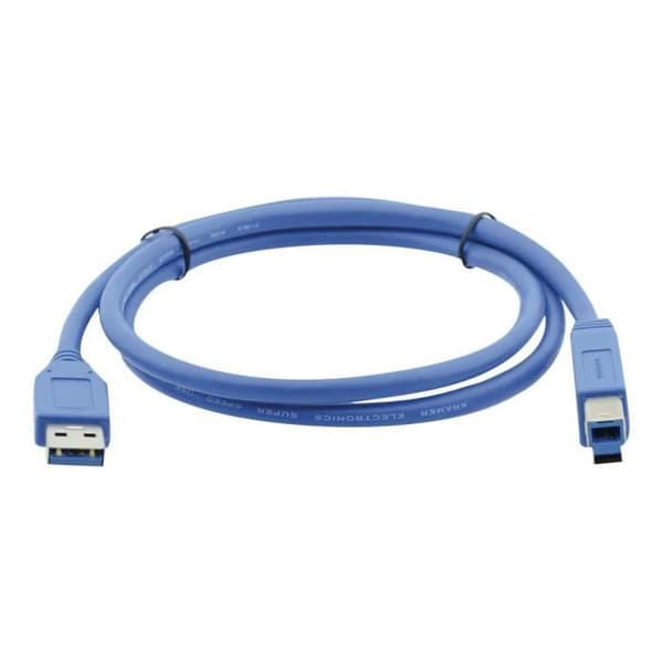 KRAMER C-USB3-AB-6 USB-kabel - USB Typ A (M) till USB Typ B (M) - 1,83 m - Skärmad - 5 Gbps datahastighet