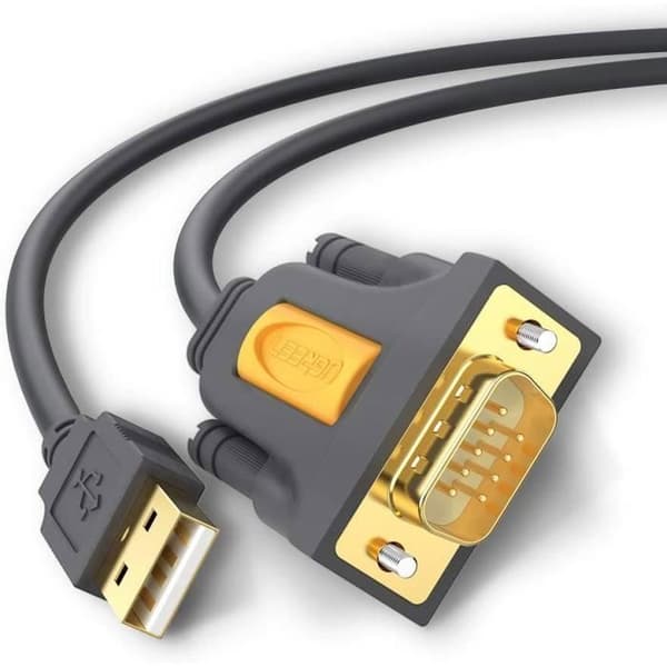 UGREEN USB RS232 DB9 seriekabel USB hane till RS232 hane-adapter, 1M