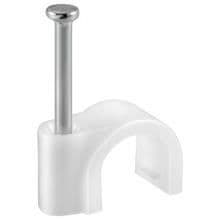 WENTRONIC KABELHÅLLARE 7,0 MM VIT 100 STYCKEN
