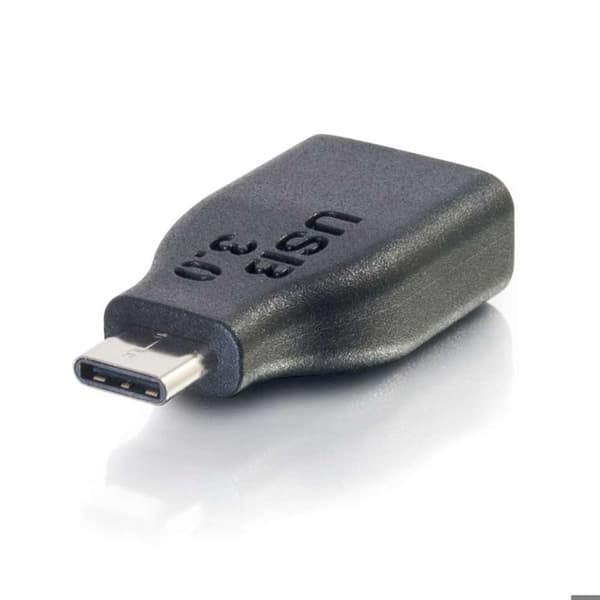 USB-adapter - C2G - USB 3.1 Gen 1 - Typ C Hane - Typ A Hona - Svart