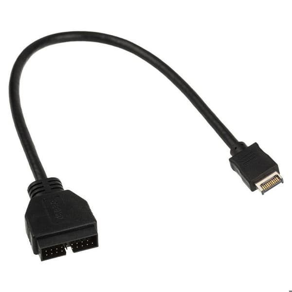 Kolink Usb 3.1 Typ C till Usb 3.0 intern adapterkabel - 25 cm svart