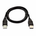 Miniatyrbild 1 av 2: USB-kabel V7 V7USB2AA-02M-1E USB A Svart - - - V7