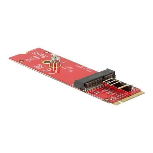 Interfaceadapter - DeLOCK - Dockningsstation - USB-C - Thunderbolt 3 - Flerfaldig anslutning Röd