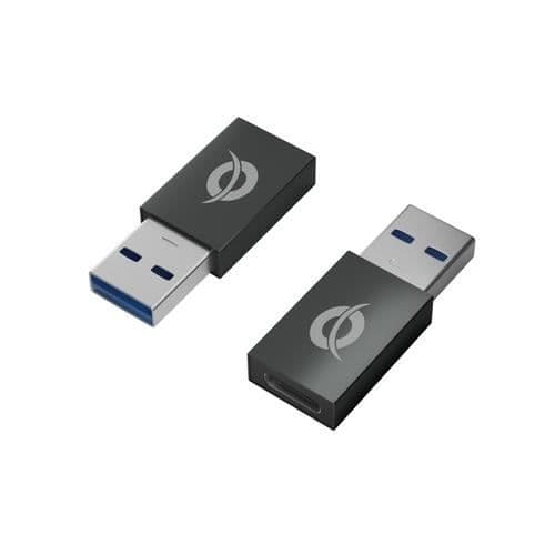 CONCEPTRONIC DONN10G KÖNSVÄXARE USB TILL USB C-KABEL SVART