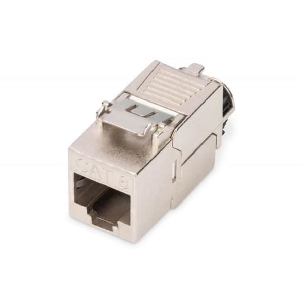 Digitus Keystone Module Cat-8.1 Shielded - RJ45-2000 MHz - 25/40GBase-T - Kategori 8 Klass I - Verktygsfri montering -