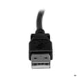 Miniatyrbild 1 av 3: STARTECH USB 2.0 Typ A till USB Typ B-kabel vänstervinklad hane / hane - 2 m