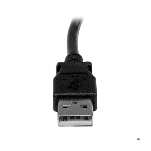 STARTECH USB 2.0 Typ A till USB Typ B-kabel vänstervinklad hane / hane - 2 m
