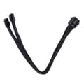 Miniatyrbild 3 av 4: SilverStone SST-PP07-EPS8B - 30 cm EPS 8-stift till EPS / ATX 4 + 4-stifts Sleeve-förlängningskabel, svart