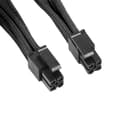 Miniatyrbild 4 av 4: SilverStone SST-PP07-EPS8B - 30 cm EPS 8-stift till EPS / ATX 4 + 4-stifts Sleeve-förlängningskabel, svart