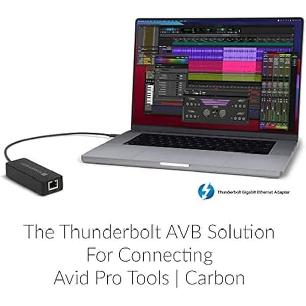 Thunderbolt AVB-adapter för Mac - SONNET - Avid-kvalificerad - AVB-kompatibel