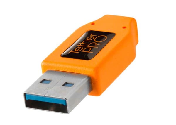 TetherPro USB 3.0 Hane till Micro-B-kabel 4,6 m - Orange - Tether-verktyg