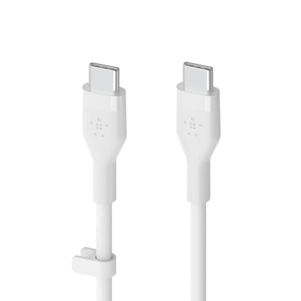 BELKIN FLEX USB-C-USB-C TO 60W 3M, WHITE CAB009BT3MWH