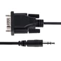 Miniatyrbild 3 av 3: DB9 seriell kabel - STARTECH.COM - 1m - Hane till 3,5 mm - RS-232 - Kvalitetsvattentätning