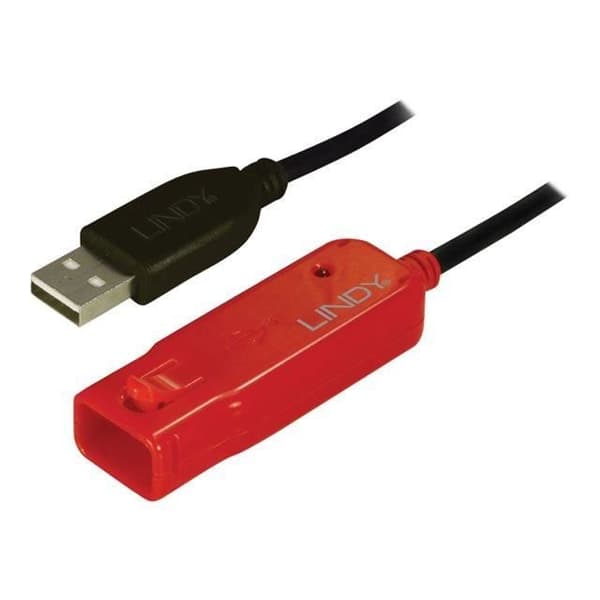 Startpaket: USB 2.0 Pro Active-förlängningskabel, 8m Svart