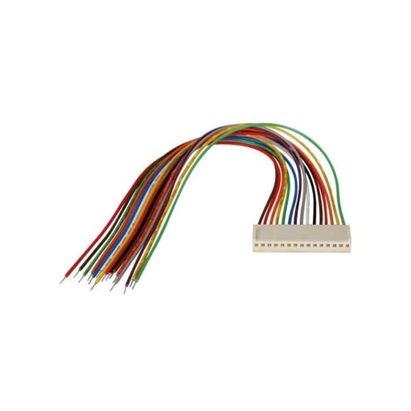 Anslutning med kabel - PEREL - Honor - 15 kontakter - 20cm - Nylon 66
