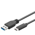 Miniatyrbild 1 av 3: goobay USB-C kabel - 3m svart - central kopparledare