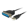 Miniatyrbild 3 av 4: UTRUSTNING 133383 USB 2.0 IEEE1284 KABELADAPTER OCH KONTAKT SVART