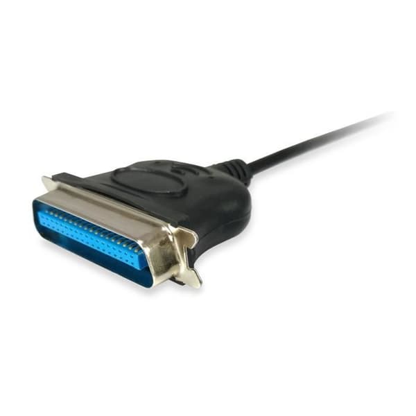 UTRUSTNING 133383 USB 2.0 IEEE1284 KABELADAPTER OCH KONTAKT SVART