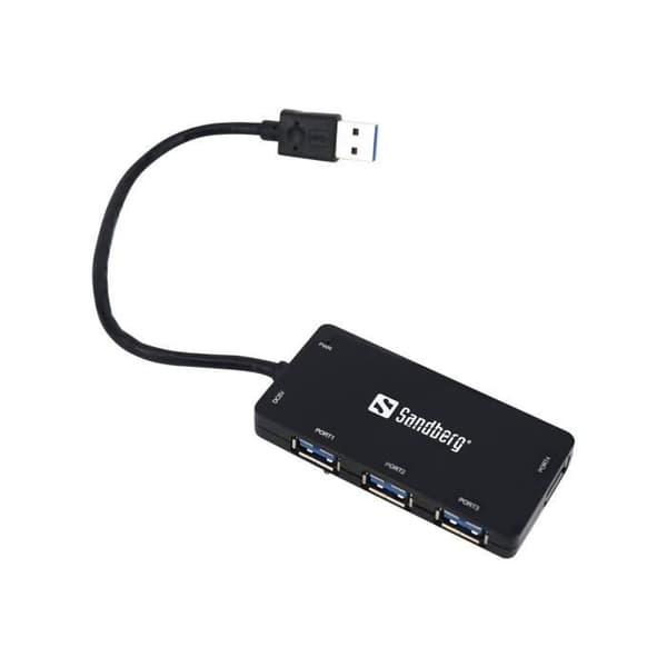 Sandberg USB 3.0 Pocket Hub Hub 4 x SuperSpeed USB 3.0 Stationär dator