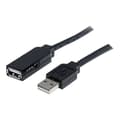 Miniatyrbild 1 av 3: Aktiv USB 2.0 kabelförlängning - STARTECH - 35 m - Skärmad - Svart
