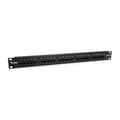 Miniatyrbild 1 av 4: Utrusta Patch bay 1U - Patch bays (RJ-45, Cat3, Black, 1U, CE, 483 mm) - 125298