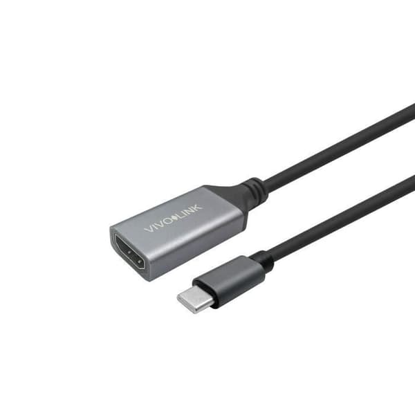 Kabel - VIVOLINK - USB-C till HDMI - 1m - Svart - Video- och ljudsignalöverföring